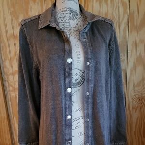 PBJ Blues Long Cardigan Jacket Coat